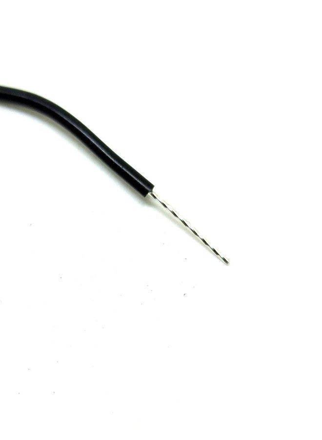 INVENTO 10mtr 24 AWG 0.25 sq.mm High Durability 5A Tinned Copper Silicone Wire Flexible Black Cable 1.3mm Dia High Temperature for DIY - Image 2